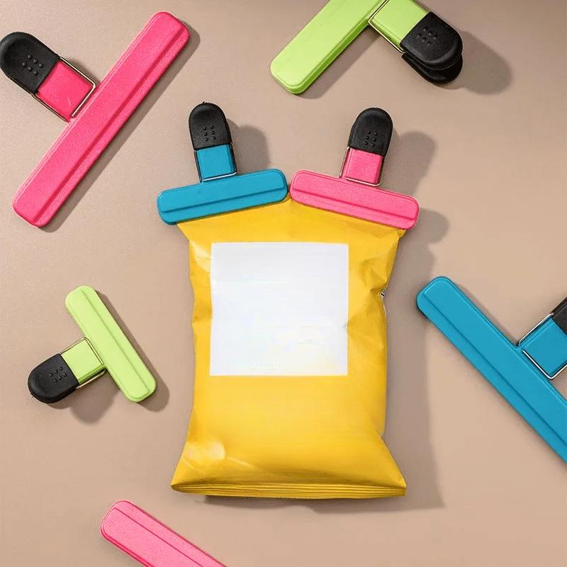 Κλιπ Στεγανοποίησης Τροφίμων Τύπου Τ Κλιπ Στεγανοποίησης Συσκευασίας Σνακ Αεροστεγές Αδιάβροχο Κλιπ Στεγανοποίησης Πλαστικής Σακούλας