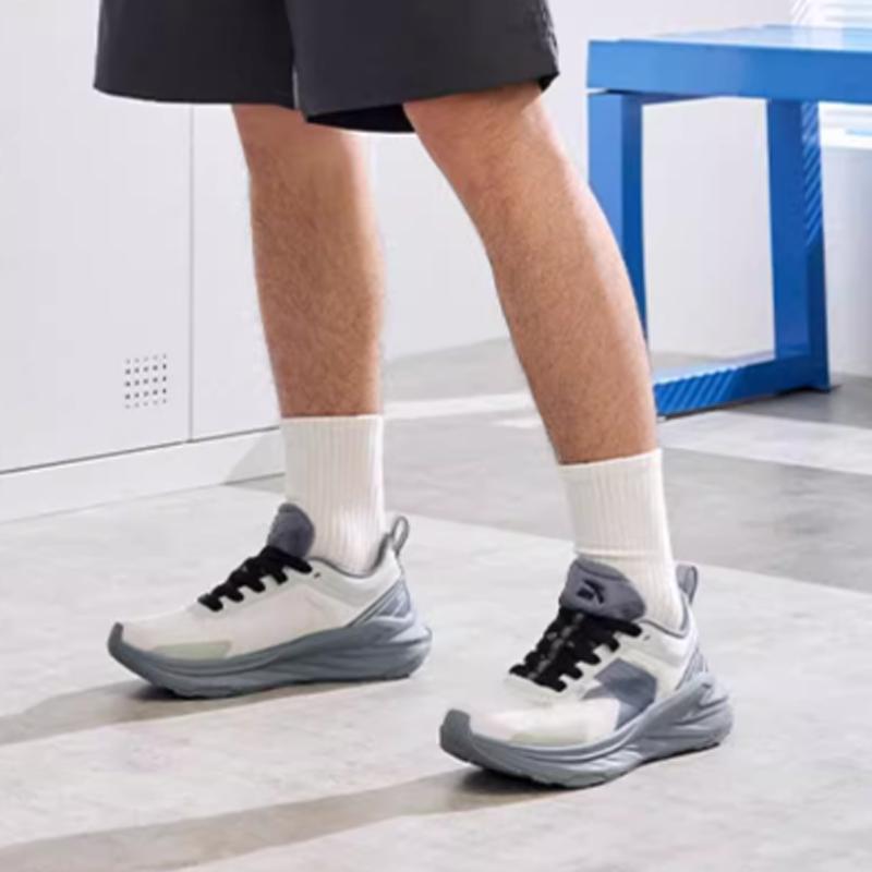 Anta Wanshan Comfortable Versatile Fashion Non-Slip Wear-Resistant Breathable Low-Top Training Shoes Men sneaker Gray 912528892-3