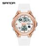 Sanda 6067 Large Screen Sport Watch Women's Sports Electronic Digital Watch Male Multi-Function Outdoor Waterproof Wristwatch