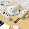 Total 120W Multi Port USB Fast Charging Socket Power Strip Charger Station Type C Charging Electrical Socket Extension Adapter