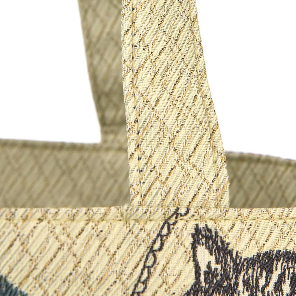 Tote Bag Parlor Gobelin Tote Bag for Women 258160 Yellow [Kusuguru Japan] Suzuran-do