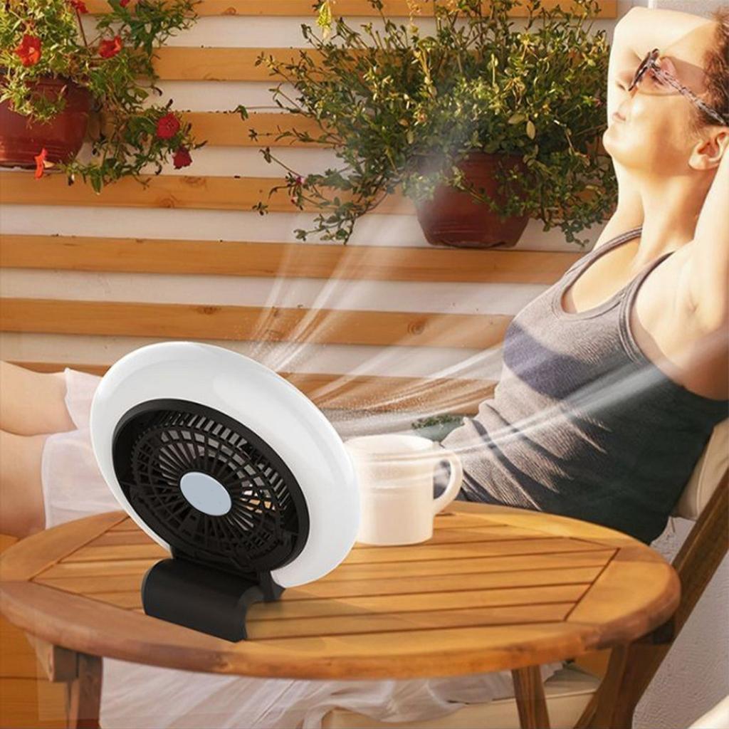 Multi Functional Camping Tent Fan Light, Convenient USB Charging Outdoor Camping Fan Lighting