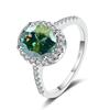 Bague Ringen New 100% 925 Sterling Silver 1 Or 2CT Oval Moissanite Gemstone Engagement Rings Fine Jewelry Diamond Rings For Women