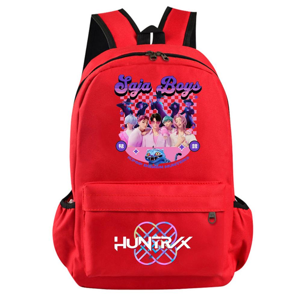 Anime K-Pop Demon Hunters Printed Backpack for Teenager Student Girl Boy Bookbag Schoolbag Women Large Capacity Waterproof Travel Bag Kid Gift