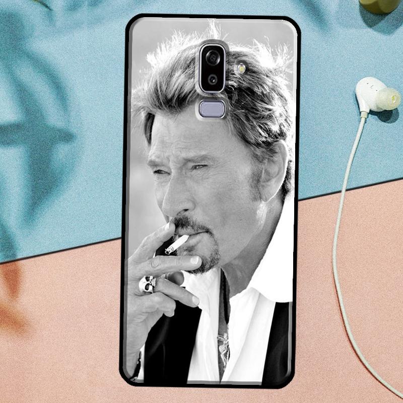 Johnny Hallyday Music Case For Samsung Galaxy J5 J3 J7 2016 A3 A5 2017 A7 A9 J4 J6 J8 A6 A8 Plus 2018 TPU Cover