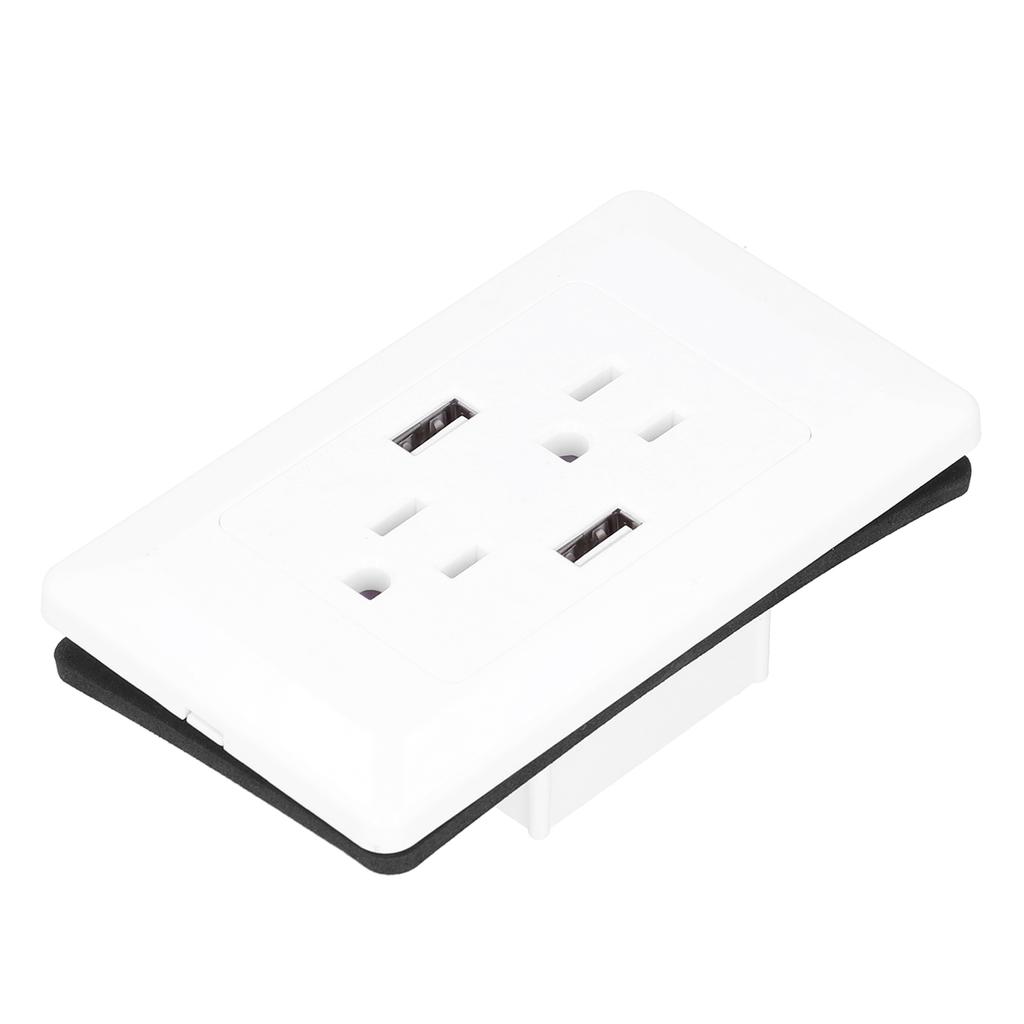 15A Wall Outlet Intelligent Electrical Socket Panel Concealed Installation