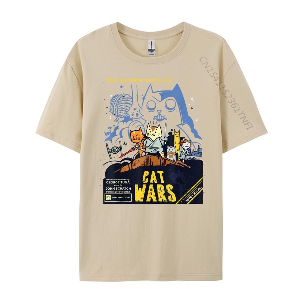Katzenkriege Für Katzenliebhaber Perfektes Lustiges T-Shirt Artikel Niedrigste Preise Frau Weißes T-Shirt Mann Koreanisch