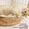 Cotton Rope Large Woven Cat Bed Wear-Resistant Pet Sofa Bed Comfortable Dog Sleeping Bed  Paws Care