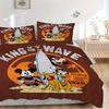 3pcs Characters Surfing Bedding Set Includes Quilt Cover and Pillowcases, Suitable for All Seasons Q006