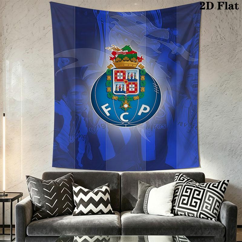 FC Porto club Wall Hanging Printed Fabric Blanket Decorative Tapestries for Bedroom Living Room Home Decor