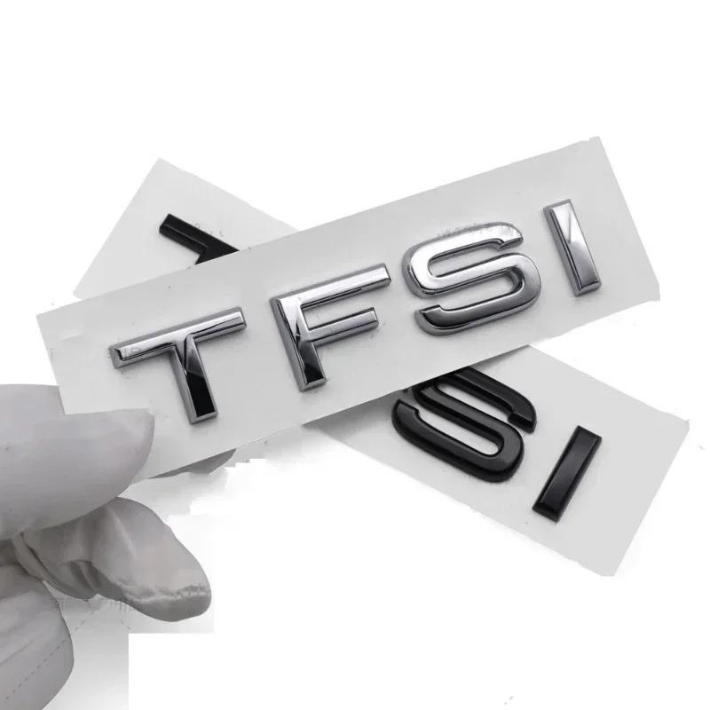 Insignia Adhesiva con Logo TFSI 3D ABS para Maletero Trasero de Coche Audi A3 A4 A5 A6 A7 A8 Q2 Q3 Q5 Q7 Q8 Accesorios de Estilismo