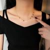 Mehrere Kleine Schmetterlingshalsketten Damen Leichter Luxus Hochwertiges Design Titanstahl Nicht verblassende Schlüsselbein Kette