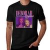 DEBORAH VANCE VINTAGE T-shirt z lat 90. niebieski archiwum niestandardowy t-shirt z grafiką vintage Bluzka męski t-shirt