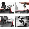 1pc Motorcycle Bicycle Phone Holders Handlebar Stand Rearview Mirror Mount Extender Brackets Universal Aluminum Alloy Clamps