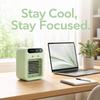 Dual Spray Portable Air Conditioner Ultrasonic Atomization USB Air Cooler  Office Humidification