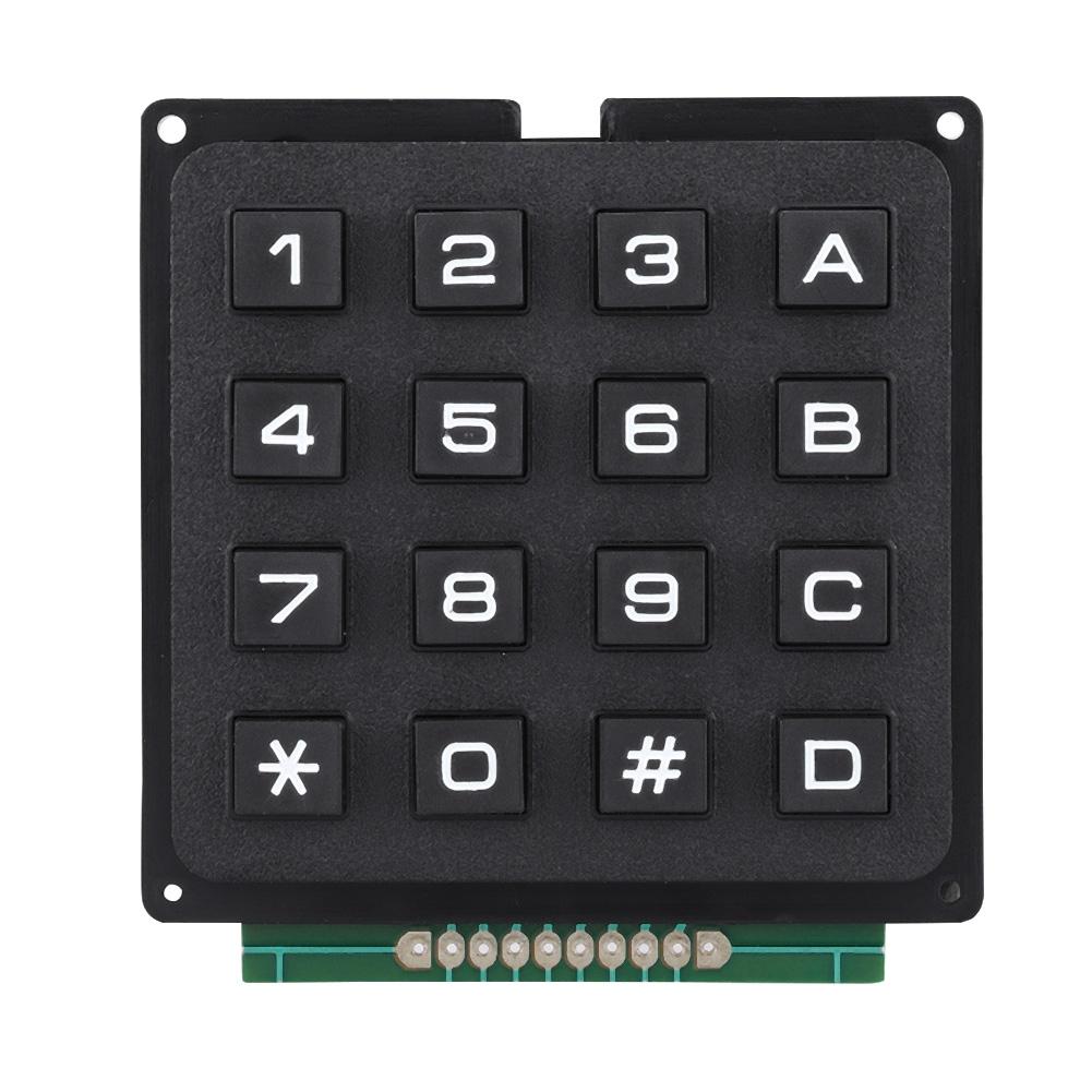 Keyboard Modules with 16 Keys 4x4 Push Buttons External Keypad for MCU