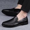 5 Men'S Shoes Leather Shoes Leather Business Casual Shoes Spring Low-Top Feet First Layer Cowhide Surface Single Shoes One Pedal