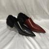 Fashion The wine-red pointed-toe women's shoes are versatile and slimming. The 2025 new style of fashionable deep-toe high heels