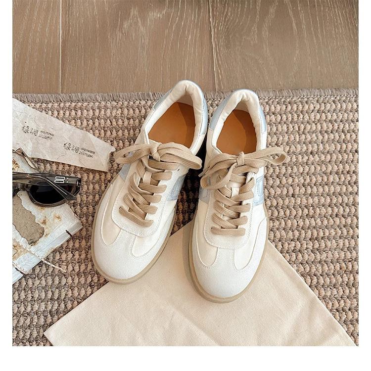 Grape mother 2025 new sports shoes summer women's light and breathable platform shoes front lace-up casual moral training shoes