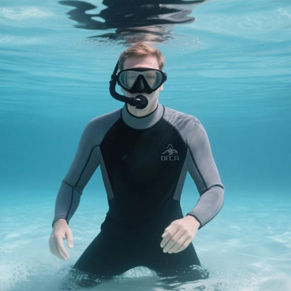 3MM Wetsuits Men Neoprene Diving Surfing Swimming Full Suits Cold Water Keep Warm Zipper Water Sports Full Diver Suit