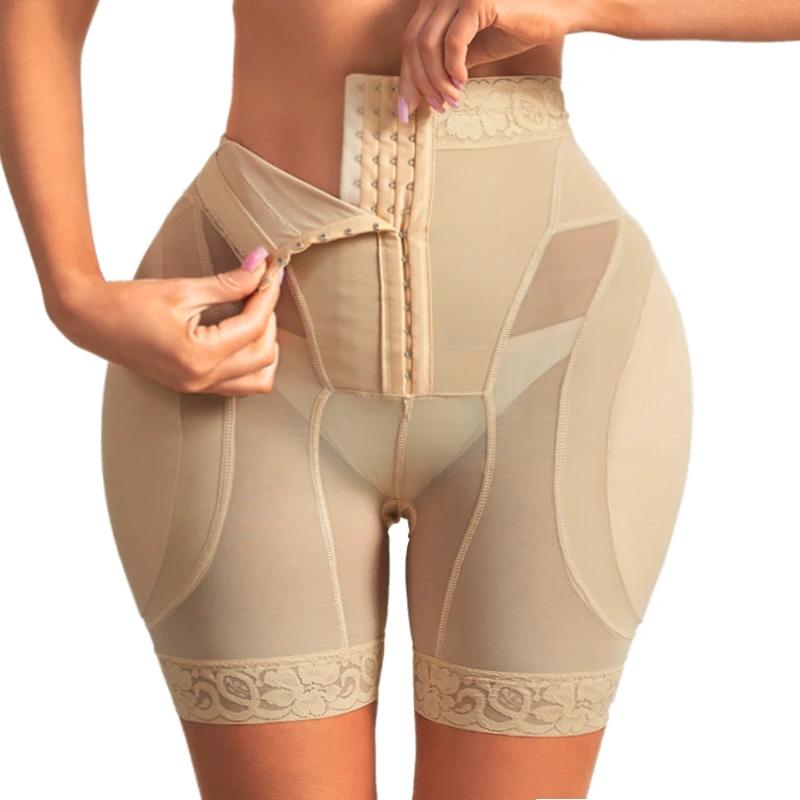 Women High Waist Hip Pad Shaper Panties Padded Hip Enhancer Shapewear Shorts Breathable Butt Lifting Body Shaper Push Up Panties