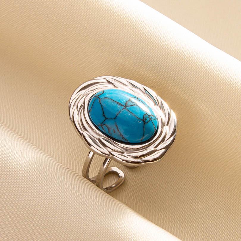 

Регулируемое геометрическое кольцо из нержавеющей стали 304 и титана - унисекс, холодный стиль