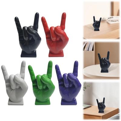 Creative Rock Hand Drum Stick Stand Drumstick Display Stand Rack Resin  Drumstick Holder Home Decoration Funny Gift for Drummer