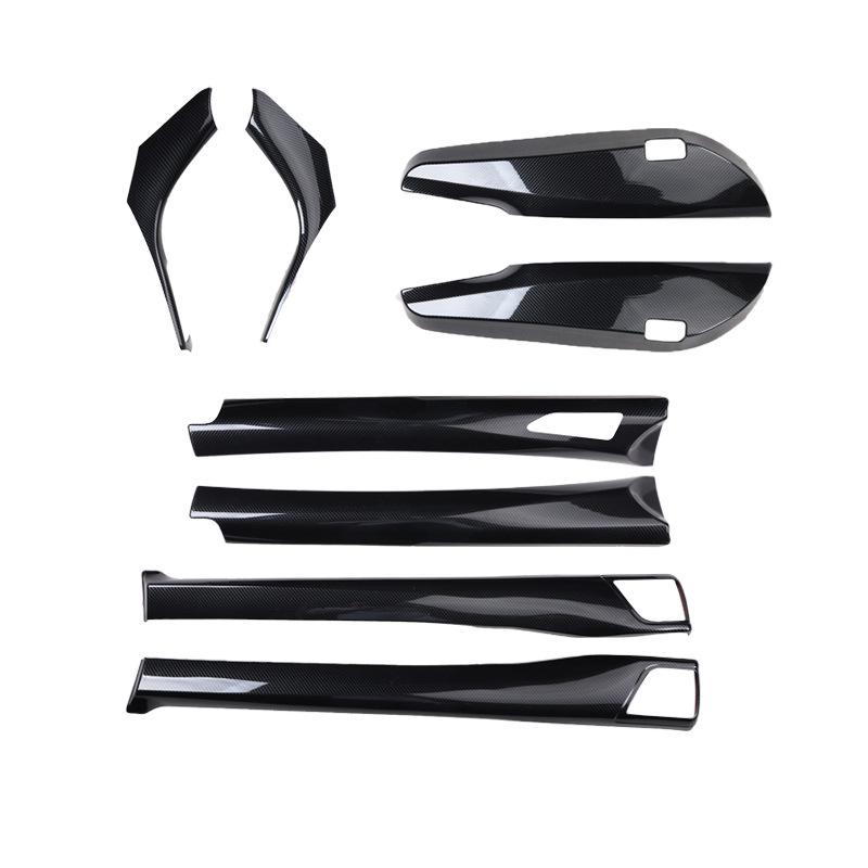 Alphard Vellfire 15-21 Door Anti-Kick Carbon Fiber Panel Sticker