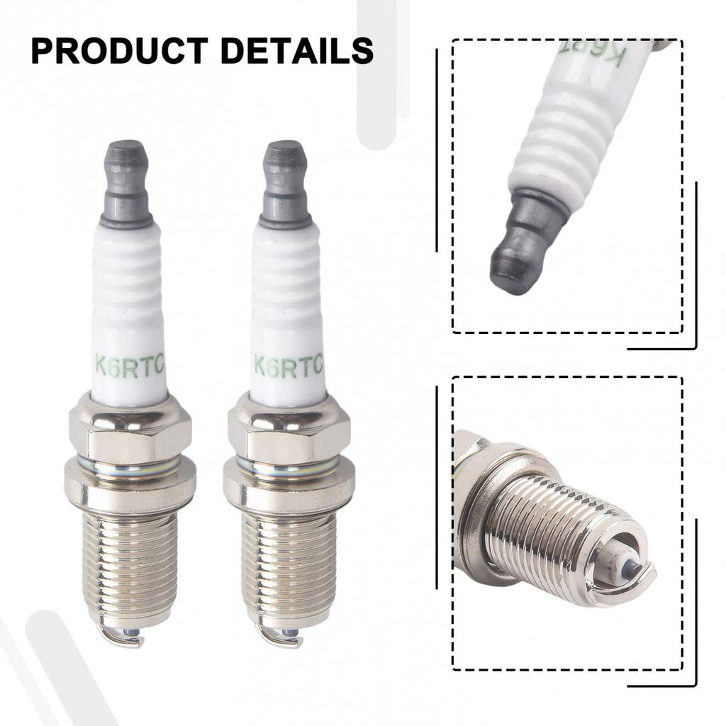 Spark Plugs 2 Pcs Brand New Equipment High Quality