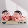 1Pc Mobile Phone Support Crayon Shin-Chan Desktop Phone Holder Stand Cute Cartoon Tablet Ornament Home Decoration Toys