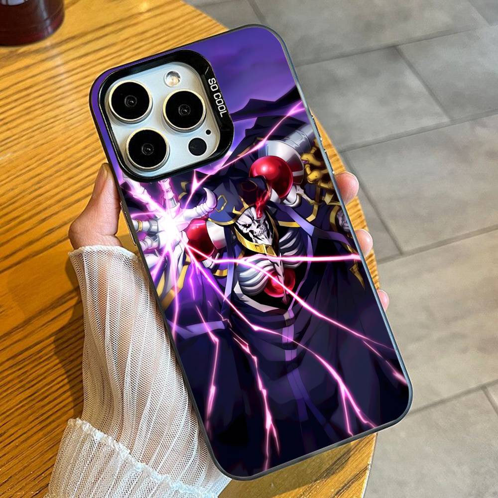 Etui Na Telefon Ainz O-Overlord Królowa Albedo Dla iPhone 16 17 15 14 12 13 Pro Max Czarny Cukierkowa Matowa Odporna Na Wstrząsy Pokrowiec