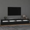 VidaXL Meuble TV avec Lumières LED Centre de Divertissement Rangement Meuble Média Meuble de Salon Salle de Séjour Maison 3152763
