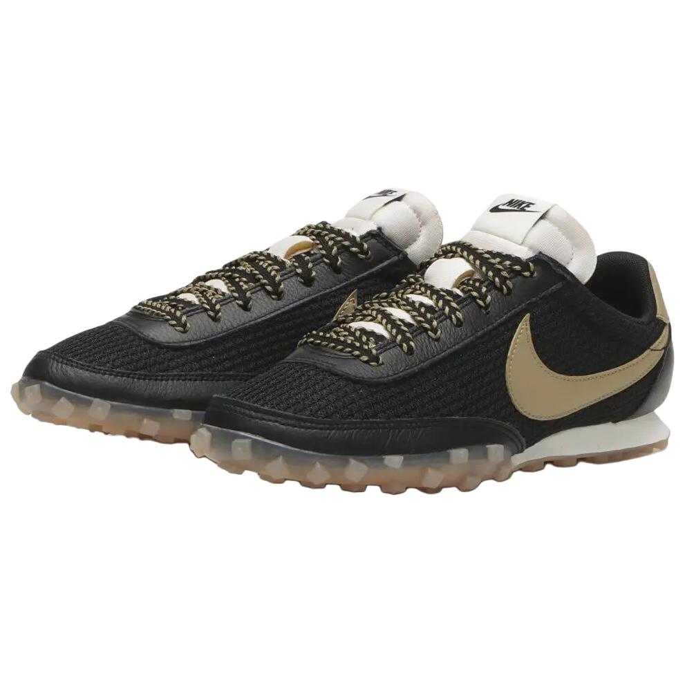 Nike Waffle Racer SE Bequeme Passform Lifestyle Freizeit-Schuhe Unisex Sneaker Schwarz Weiß IM8673-002