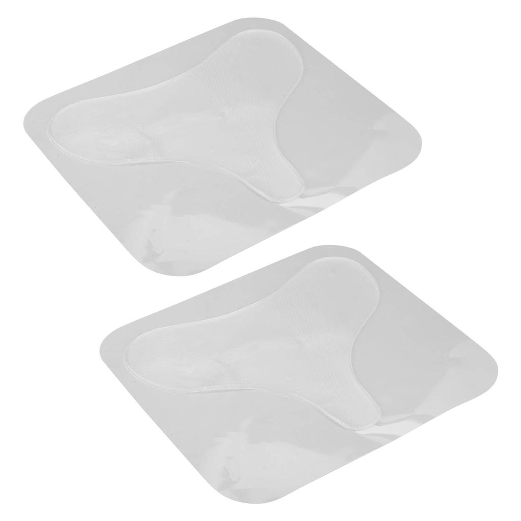 2pcs Chest Wrinkle Pads Food Grade Silicone Transparent Color Lightweight Soft Comfortable Skincare Patches for Wrinkles
