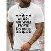European Sizes Men'S Casual Crew Neck T-Shirt, Geometric-Patterned Short Sleeve Top for Summer - Regular Fit