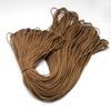 Polyester & Spandex Cord Ropes, 16-Ply, Solid Color, for Shoe Lace Cord Making, Sienna, 2mm, About 109.36 Yards(100m)/bundle