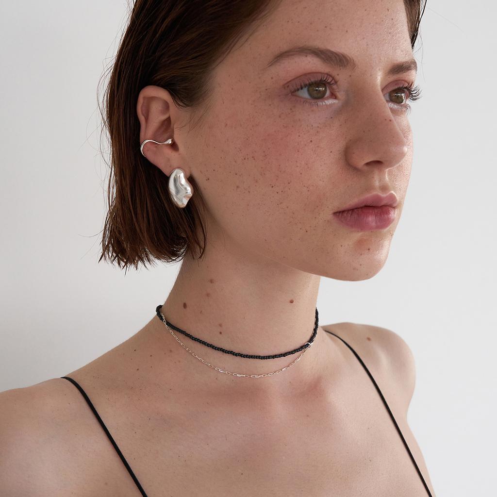 Still Instant Flection & Connection - Necklace 06 (Black)