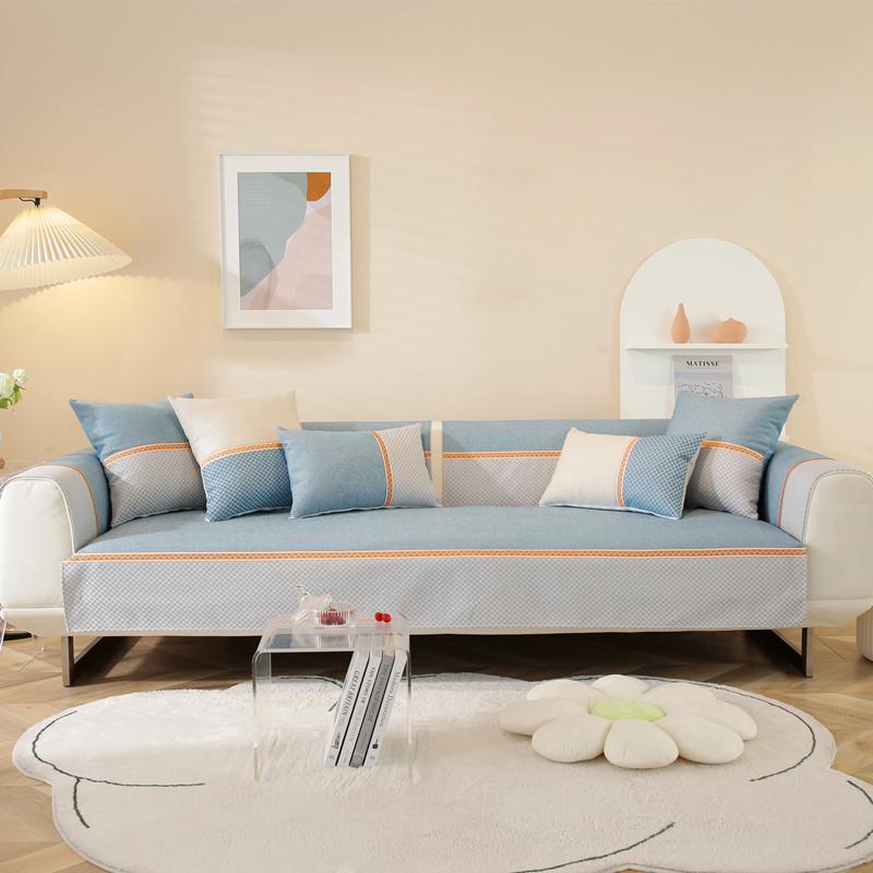 Чехол для дивана из хлопка и льна — фото 4