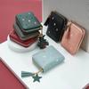 1PC Women Small Wallet Ladies Tassel Wallet Cute Girl Zipper Lovely Pu Leather Coin Purse Female Hand Wallet Purse
