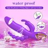 Rabbit Thrusting Vibrator for Woman 3 In 1 G Spot Clitoris Stimulator Vagina Massager Female Masturbator Backyard Anal Sex Toy