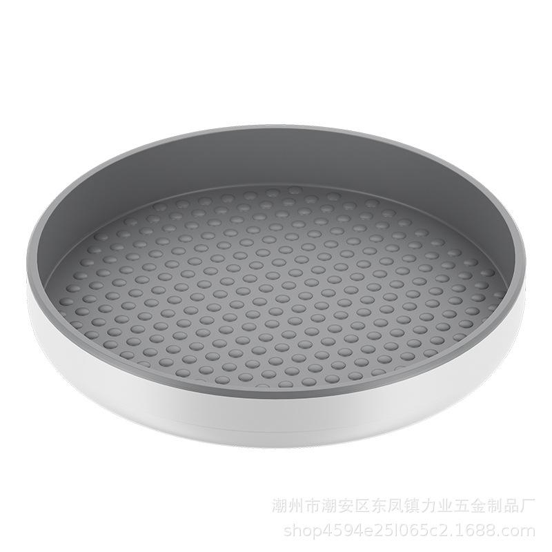 Rotatable Kitchen Seasoning Rack with Large Capacity & Multi-Functional Fruit Tray