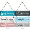 Reusable Doorplate Welcome Sign Non-Fading Wooden Sign Mural Wall Hanging Plaque  Living Room