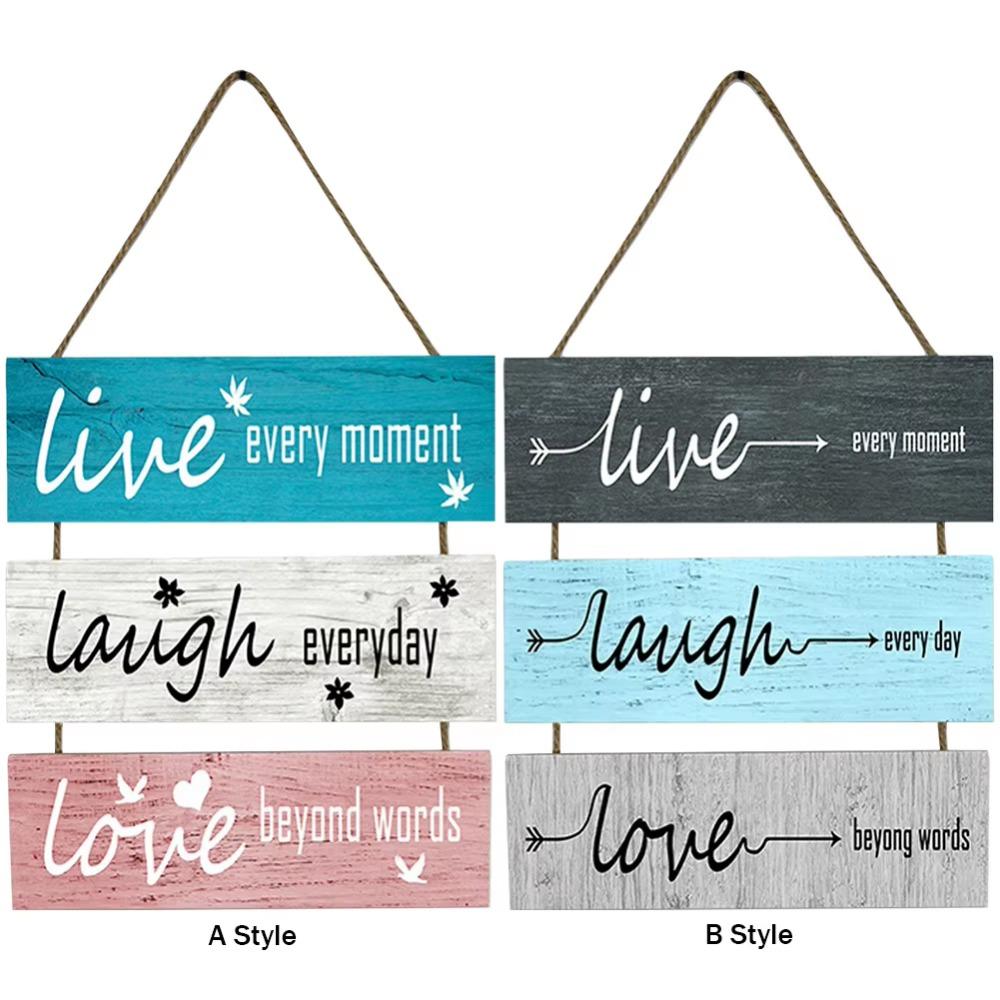 Reusable Doorplate Welcome Sign Non-Fading Wooden Sign Mural Wall Hanging Plaque  Living Room
