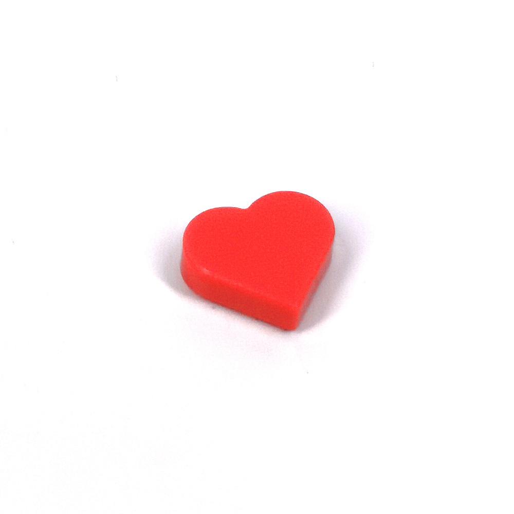 Small Particle Building Block Plane 1 × 1 Heart-shaped Building Block Accessories Love Peach Light Panel Scene