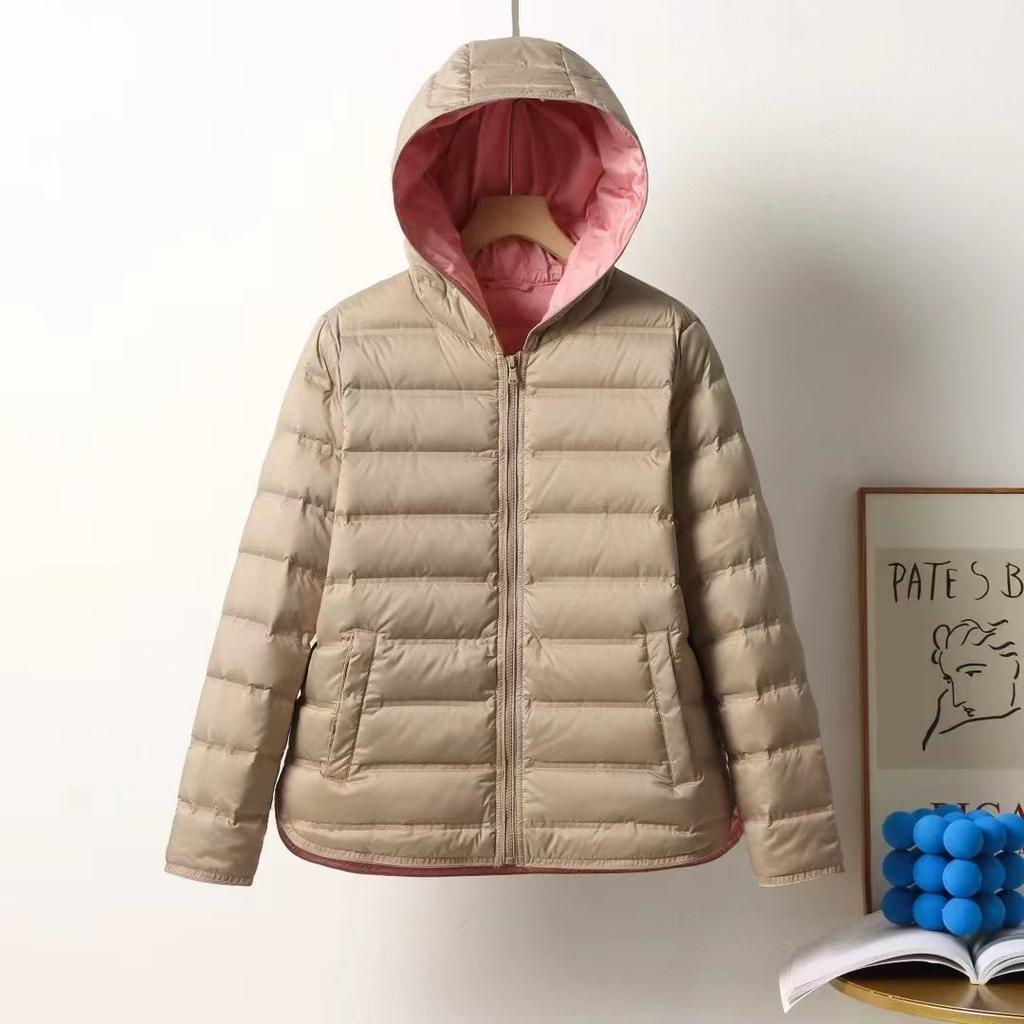 Winter New Light Down Jacket Women's Short Hooded Loose Fashion Large Size Small Thin Jacket