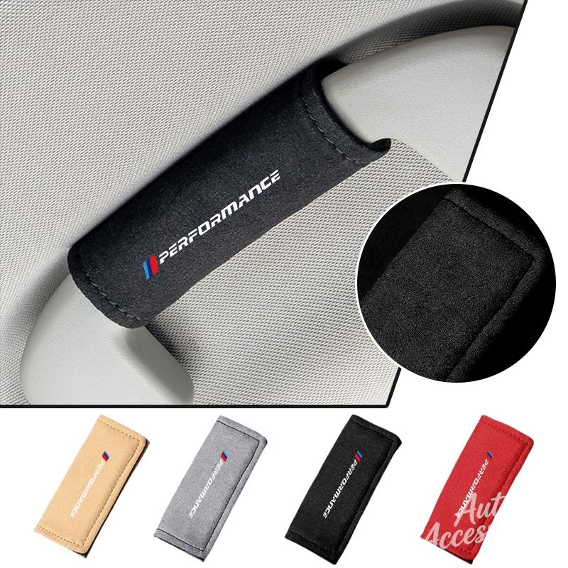 Car Roof Handle Cover Suede Pull Gloves Protect Case Accessory For BMW M Performance E46 E90 E60 F30 F10 E39 E36 F20 E87 E90 G60