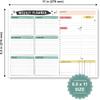 Weekly Planner Pad, 52 Letter Size Tear Off Sheets, 8.5” x 11” Undated Calendar Weekly Desk Planner Notepad, Daily Schedule Priorities To Do List