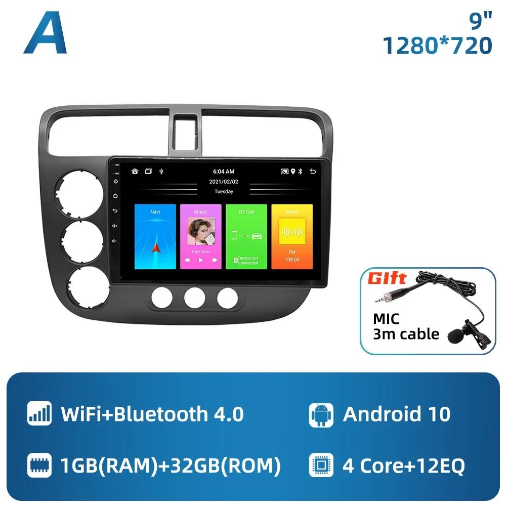 

2 Din автомобильный радиоприемник для Honda Civic 2000 - 2006 Android автомобильный стерео мультимедийный проигрыватель навигация WIFI GPS аудио автомагнитола головное устройство