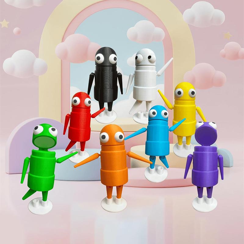 3D Printed R.E.P.O. Robot Colorful Monsters Horror Games Anime Figure REPO Gaming Peripherals Doll Figure Ornament Gift