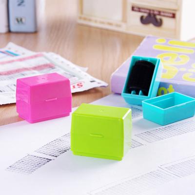 Roller Stamp Garbled Smear Seal Conceal Information and Protect